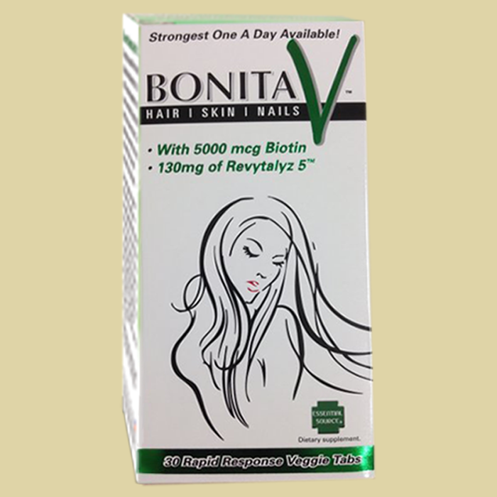 Bonita V - Hair, Skin, Nails 30 Capsules (Featuring Revytalyz 5) - Click Image to Close